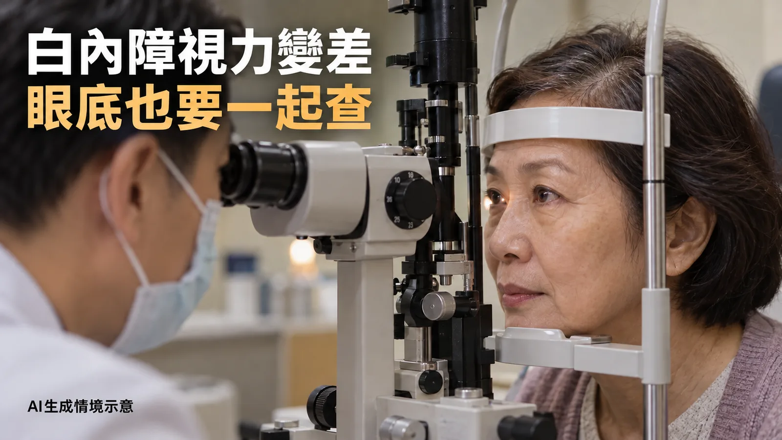 白內障視力變差要開刀嗎？聯醫提醒眼底一起查，評估術後能看多清楚