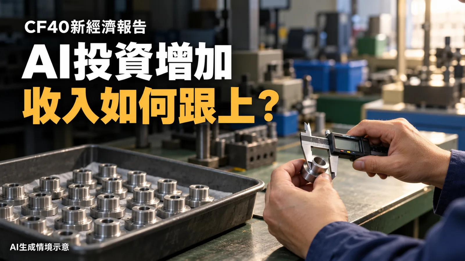 CF40發表新經濟報告，AI投資能否帶動收入成焦點