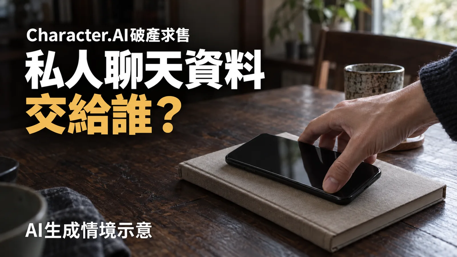Character.AI破產求售，40位檢察長要求保護聊天資料