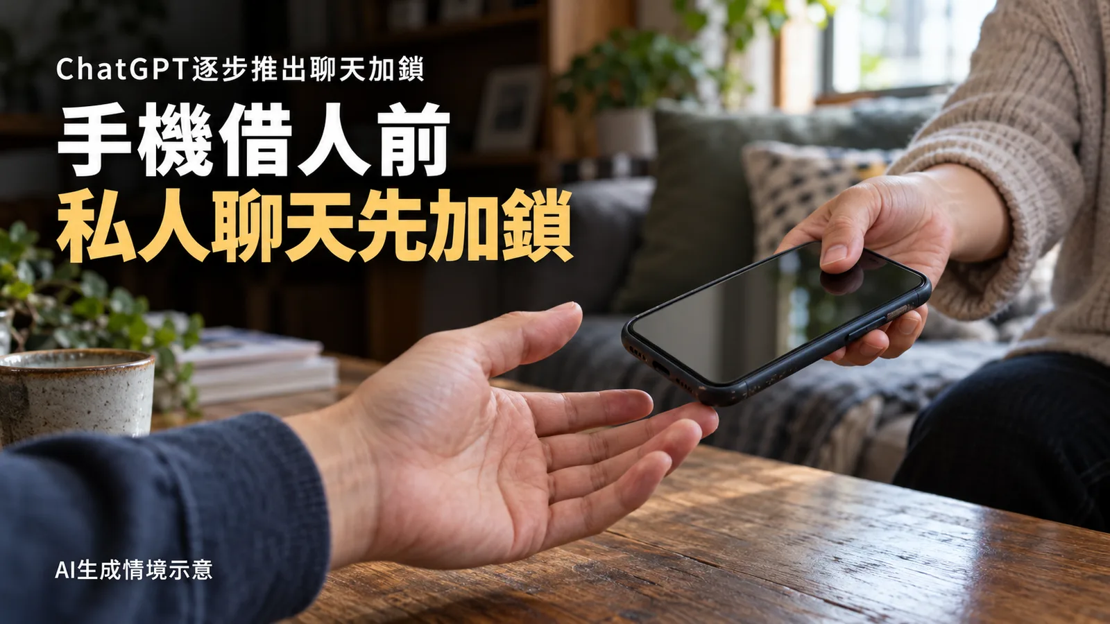 ChatGPT逐步推出聊天加鎖，PIN與資料設定分開管理