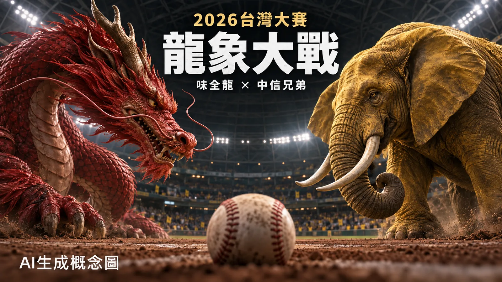 2026台灣大賽龍象對決：10月17日開打，賽程與購票資訊