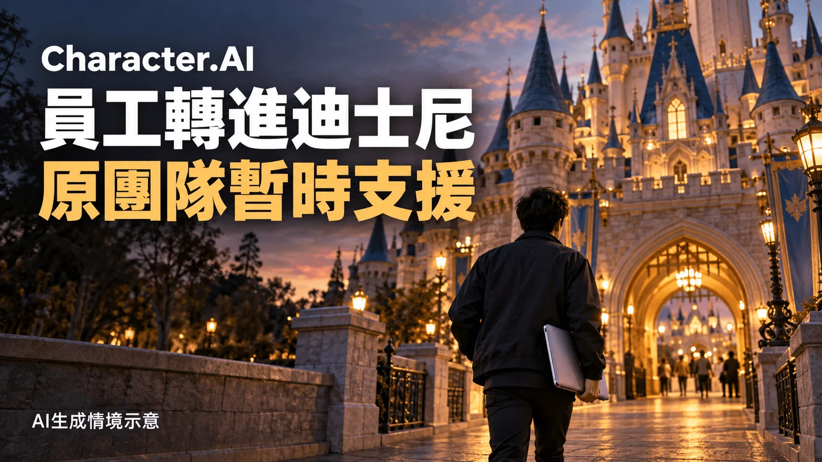 迪士尼延攬Character.AI員工，原團隊暫時支援聊天平台