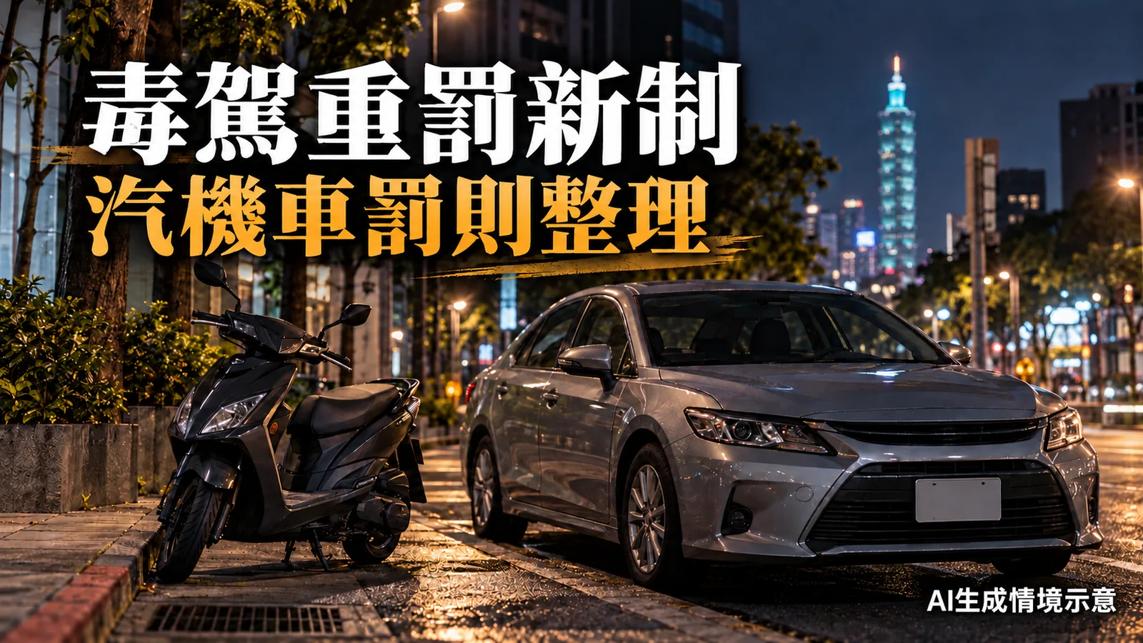 毒駕加重處罰擬10月31日上路：汽車罰15萬，乘客也要罰錢？