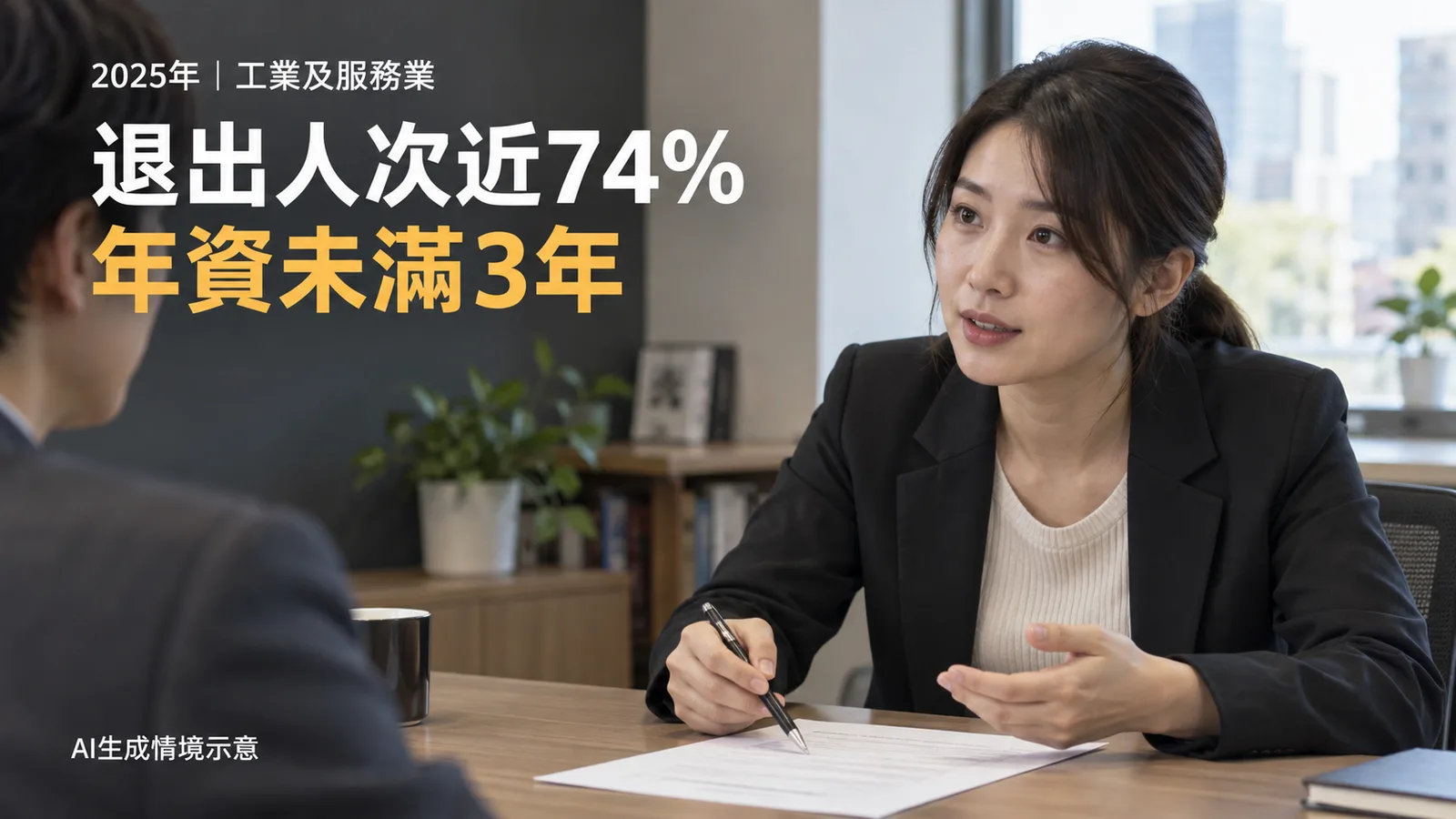 2025年退出工作場所人次近74%年資未滿3年，求職可問三件事