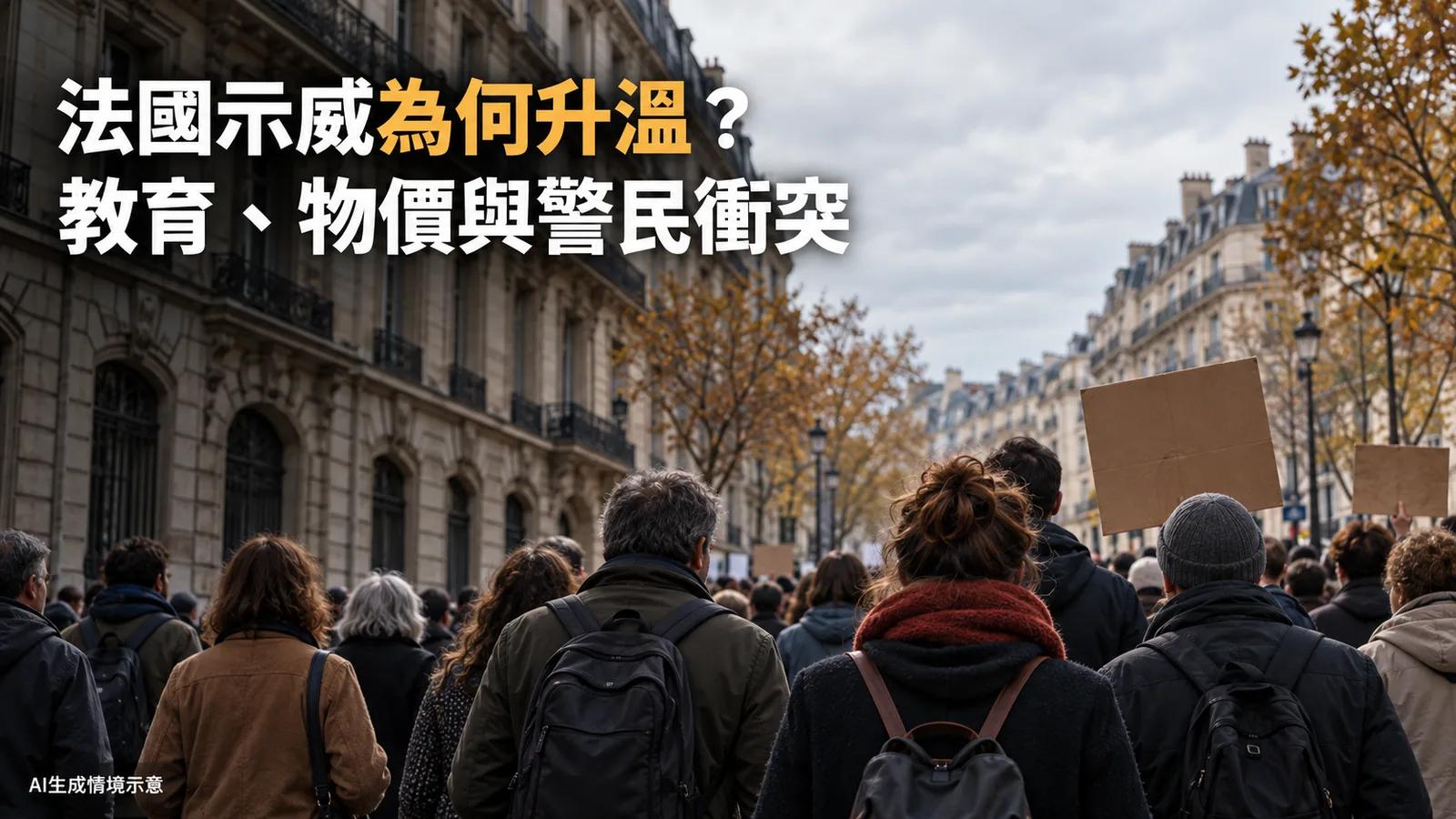 法國10月示威為何演變成暴力衝突？教育、物價與警民對立的原因及現況