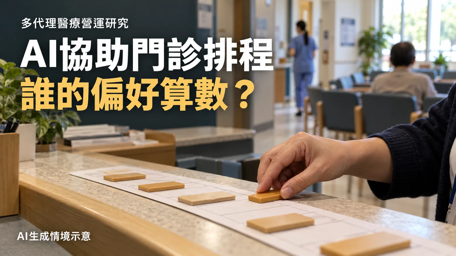 讓AI協助門診排程？研究發現代理討論可能抹平角色差異