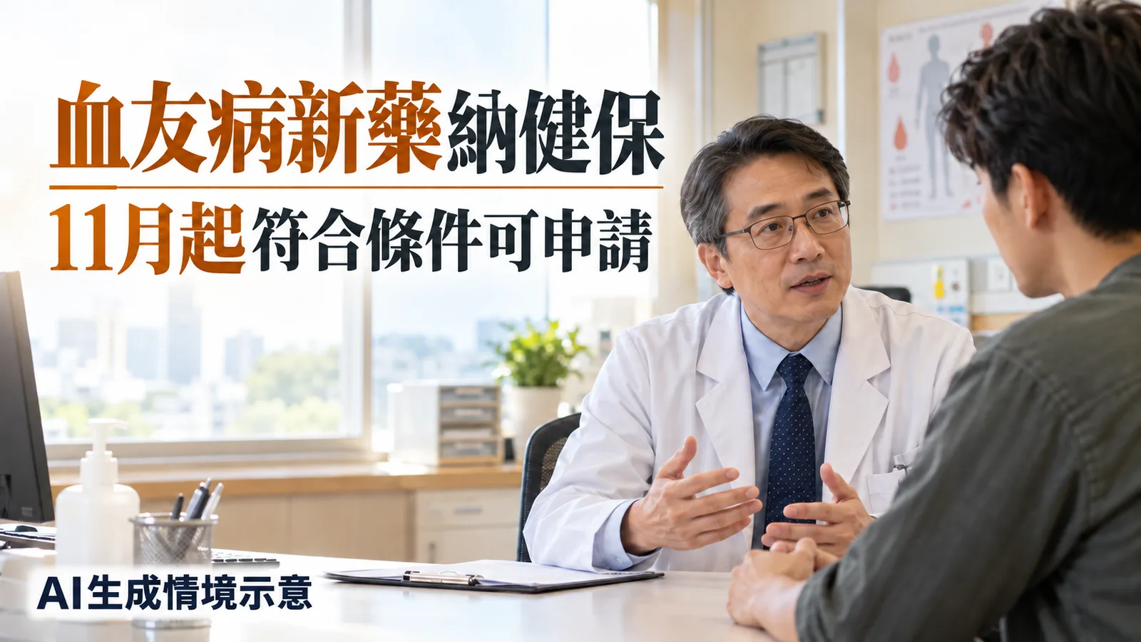 血友病新藥11月納健保！全艾凝誰能用？抗體門檻與申請條件一次看