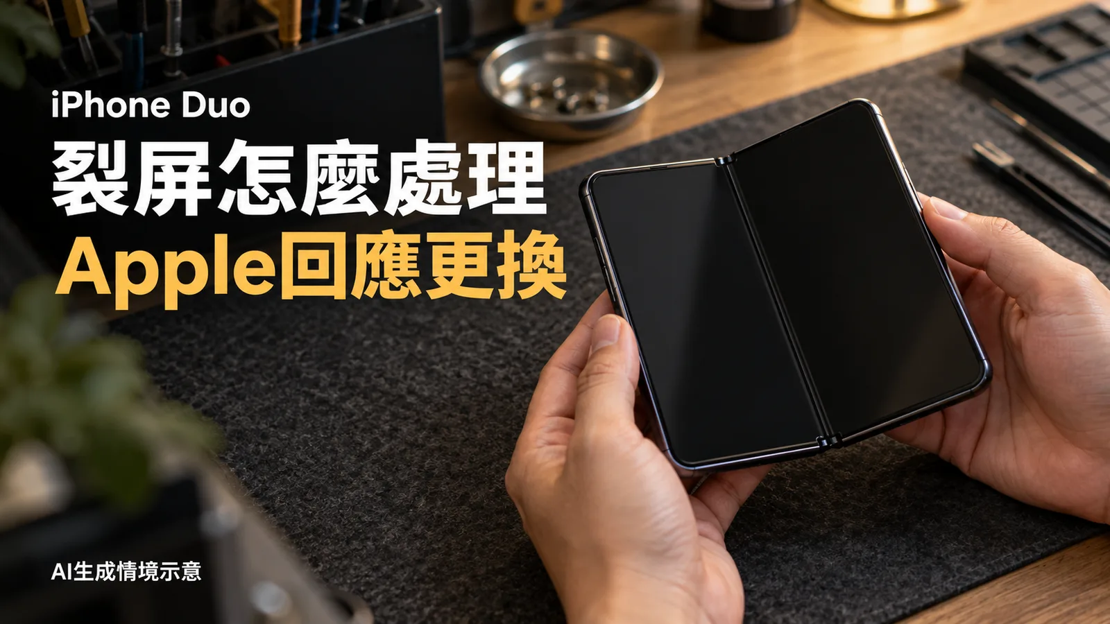 Apple回應iPhone Duo裂屏，中國部分通路補貼價低於定價