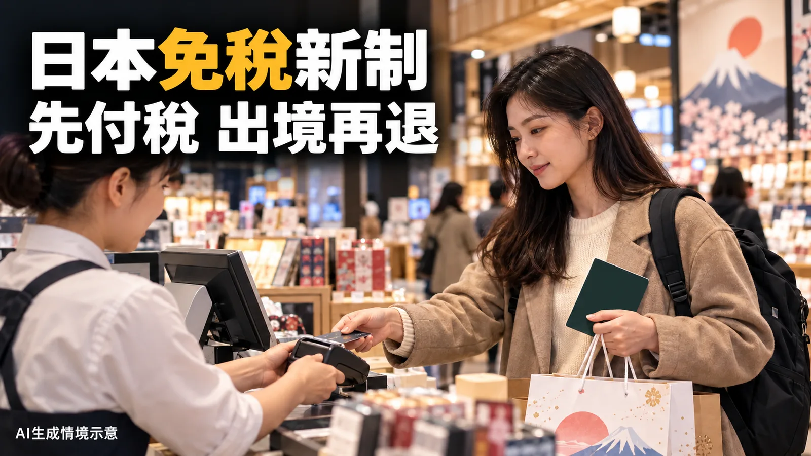 日本免稅新制11月1日上路：先付含稅價，出境退稅怎麼辦？