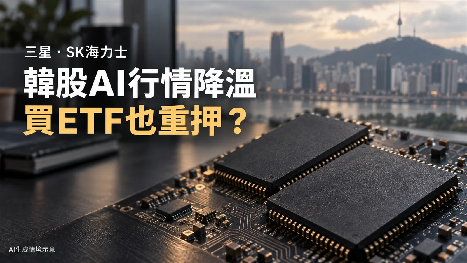 韓股AI行情降溫，重押三星、SK海力士的ETF風險怎麼看？