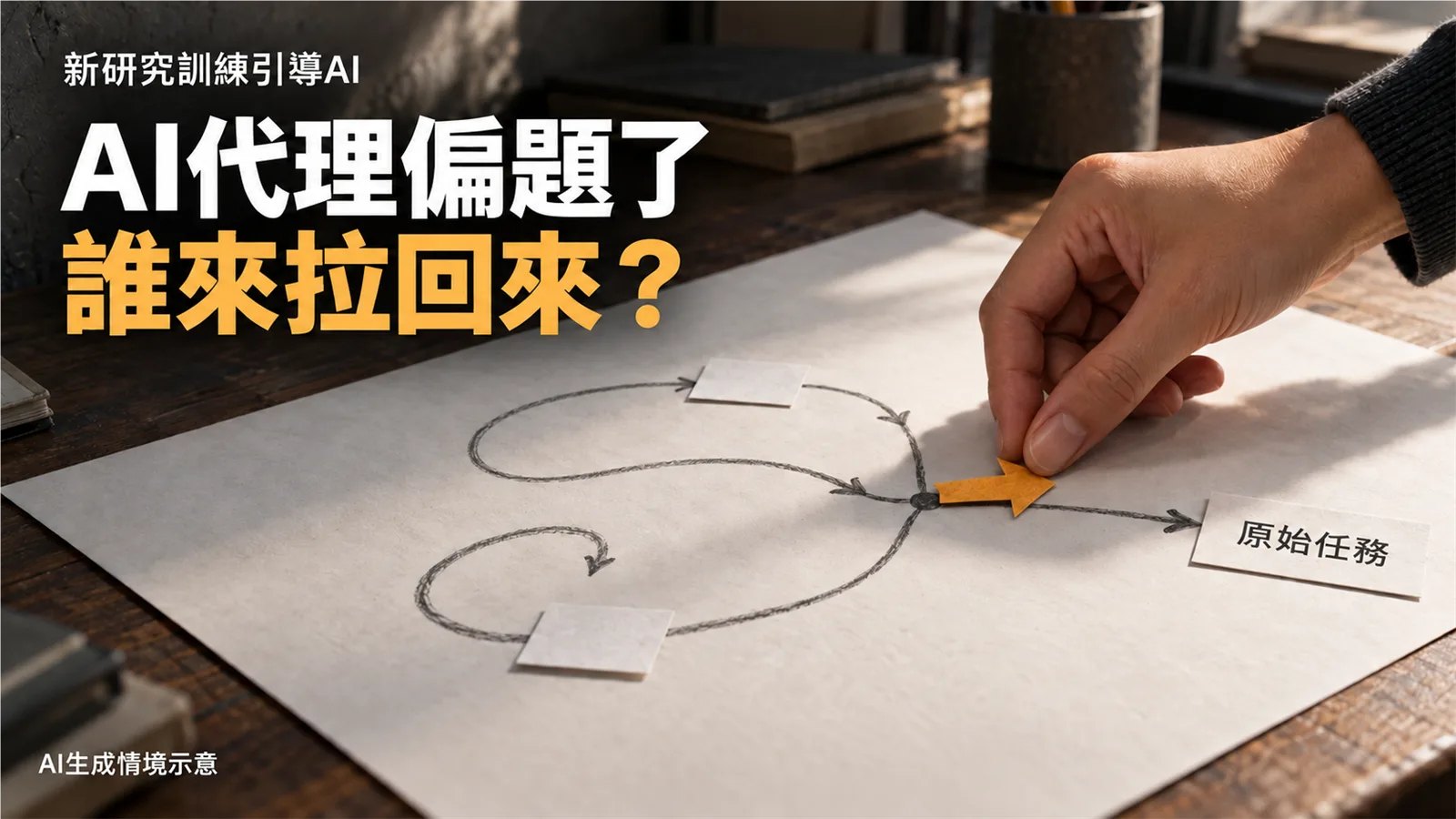 AI代理做事偏題怎麼辦？新研究讓另一個AI中途引導
