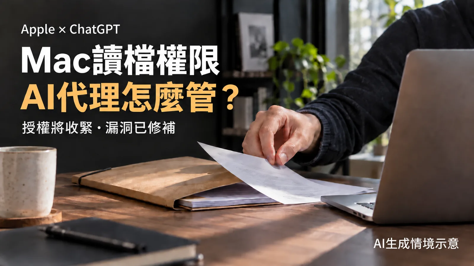 Apple 擬收緊 Mac 讀檔權限，ChatGPT 已修補漏洞凸顯 AI 代理風險