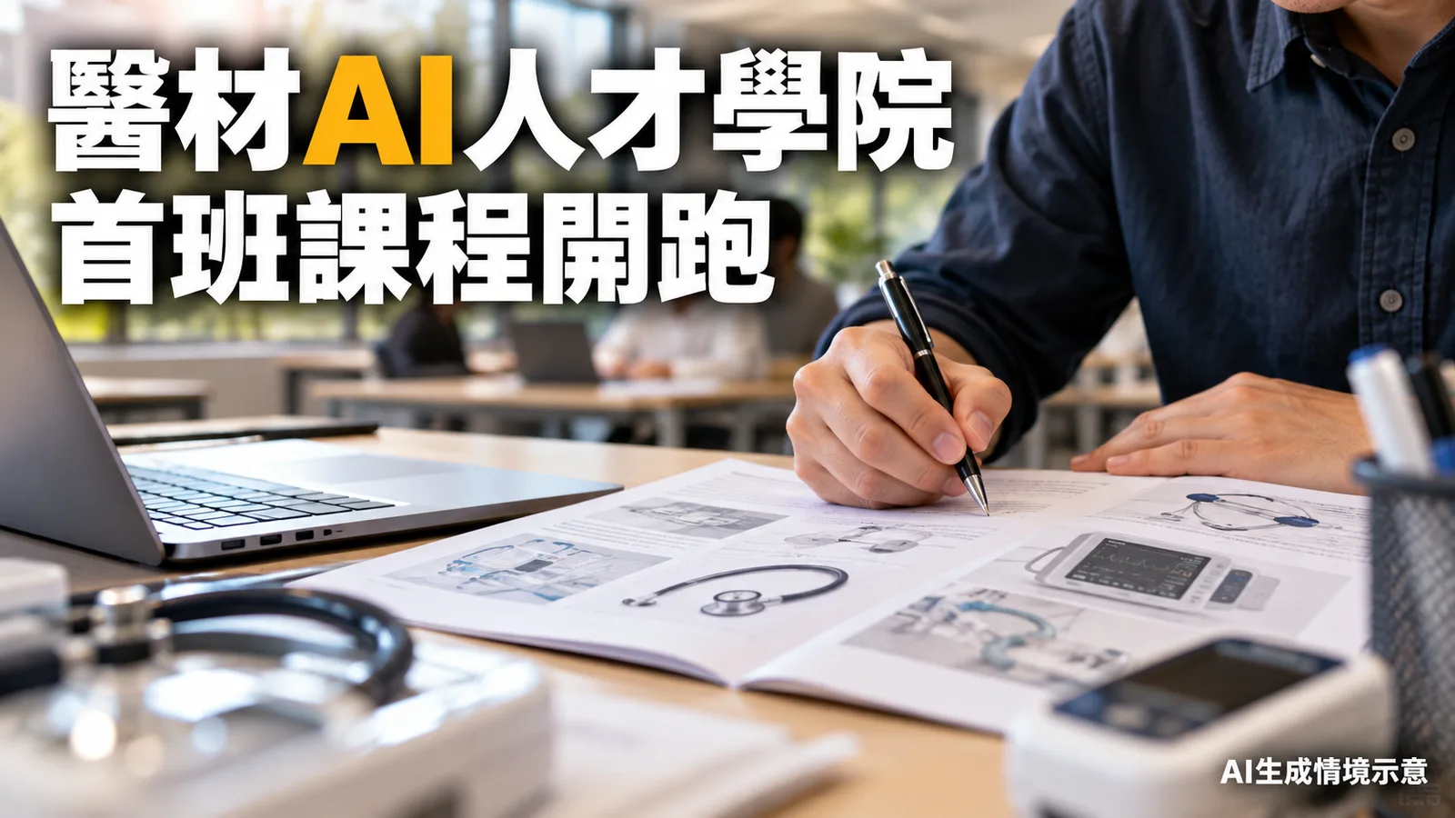 資策會攜台北醫材公會開AI人才學院，首班鎖定企業主管