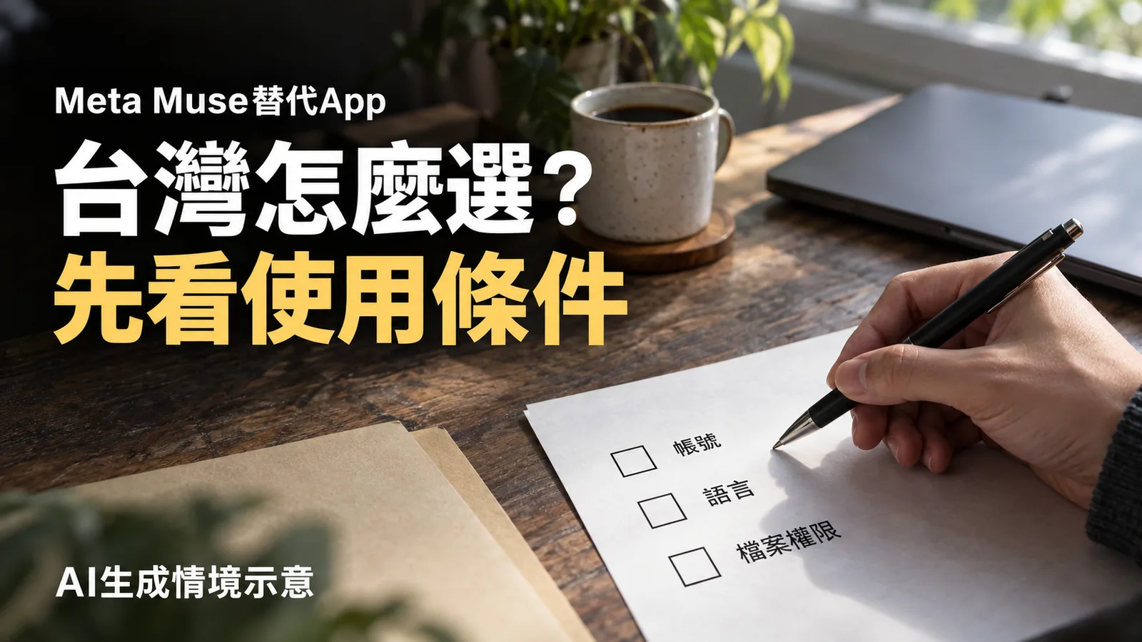 Meta Muse替代App怎麼選？五款工具的台灣使用條件