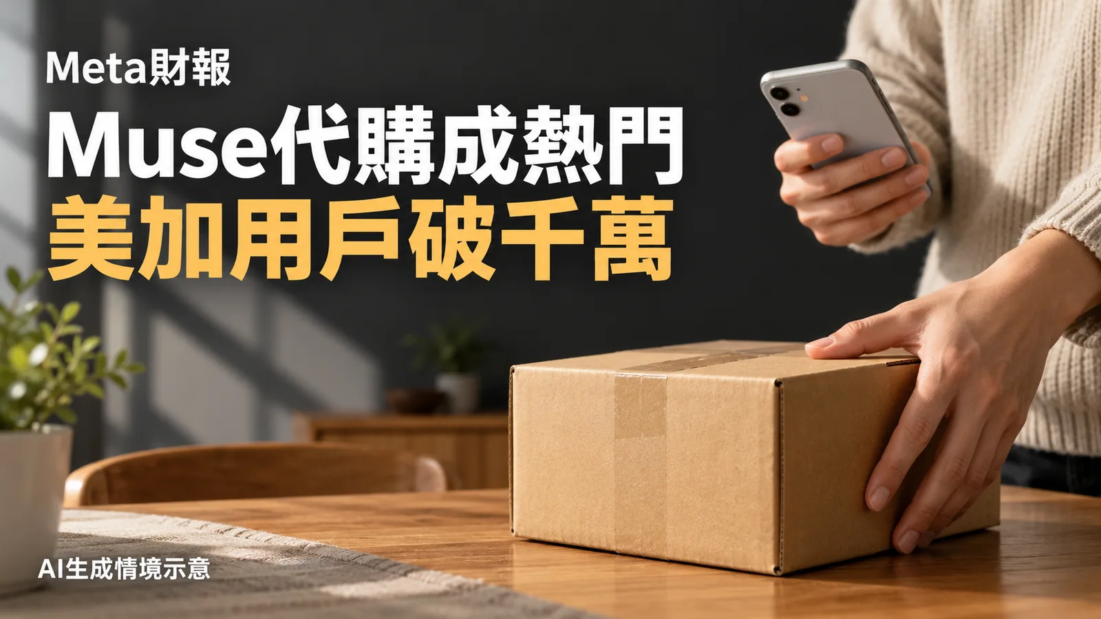 Meta稱Muse美加用戶破千萬，AI代購熱門、付款仍要確認
