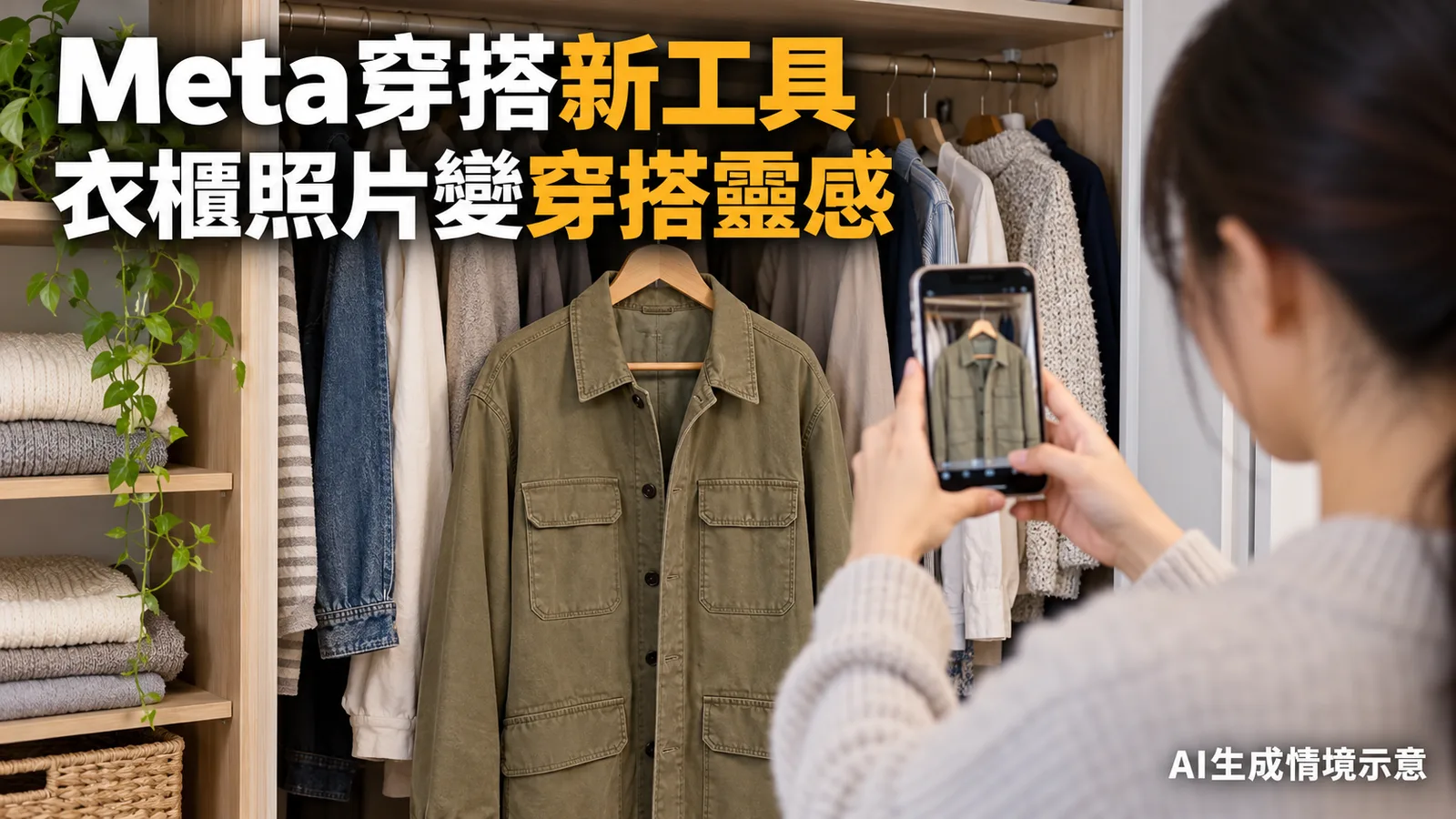 Meta推Style Sketch搭配衣櫃穿搭，台灣開放時程未明