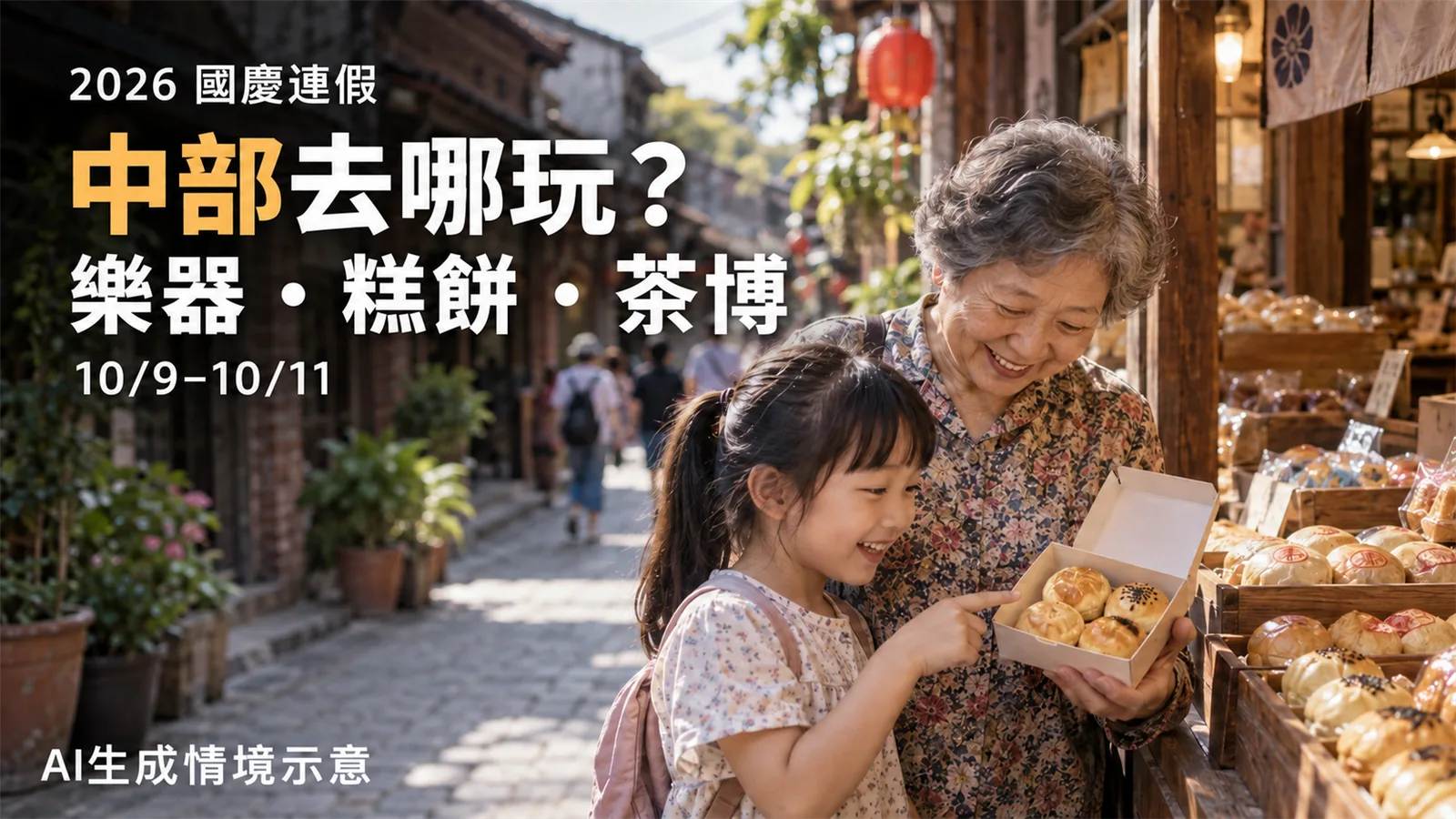 2026國慶連假中部去哪玩？后里樂器節、鹿港糕餅與南投茶博行程