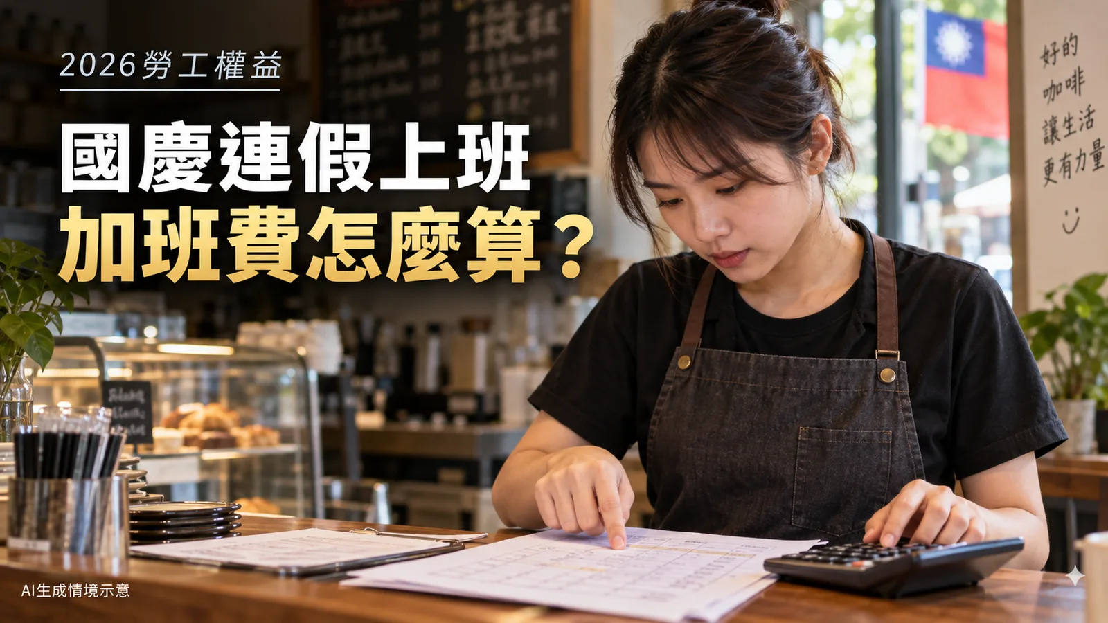 國慶連假出勤工資怎麼算？勞動部說明補假與排班差異