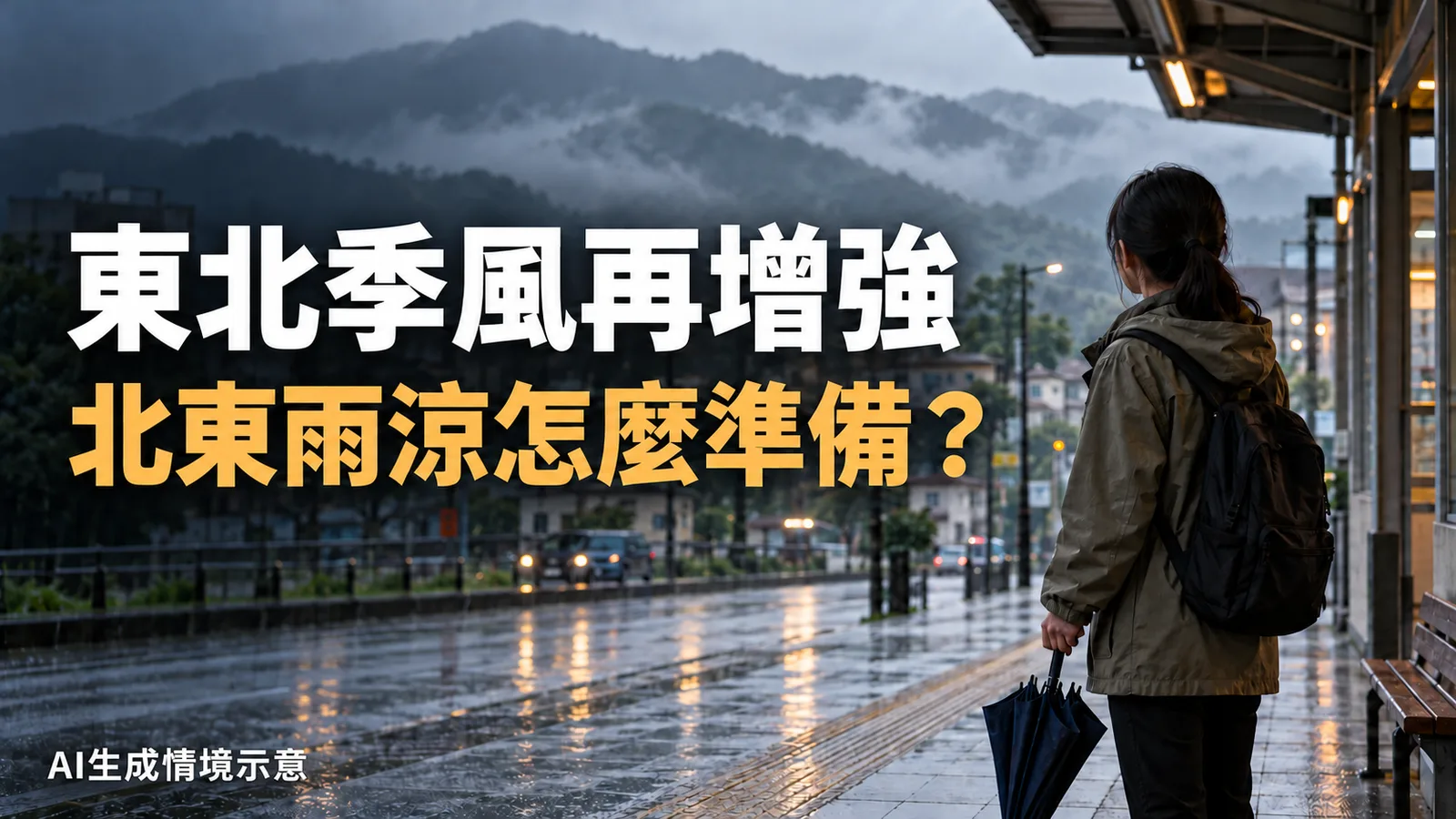 東北季風何時再增強？宜蘭28日有雨、下週苗栗夜溫估19度