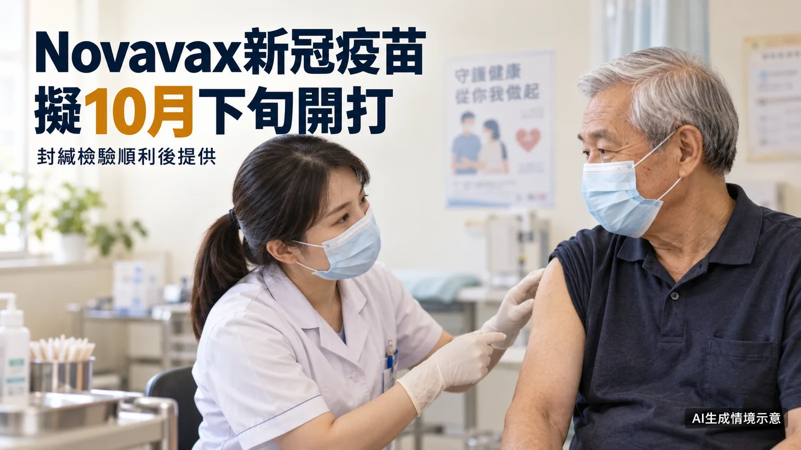 Novavax疫苗擬10月下旬開打，誰能公費接種、要等新廠牌嗎？