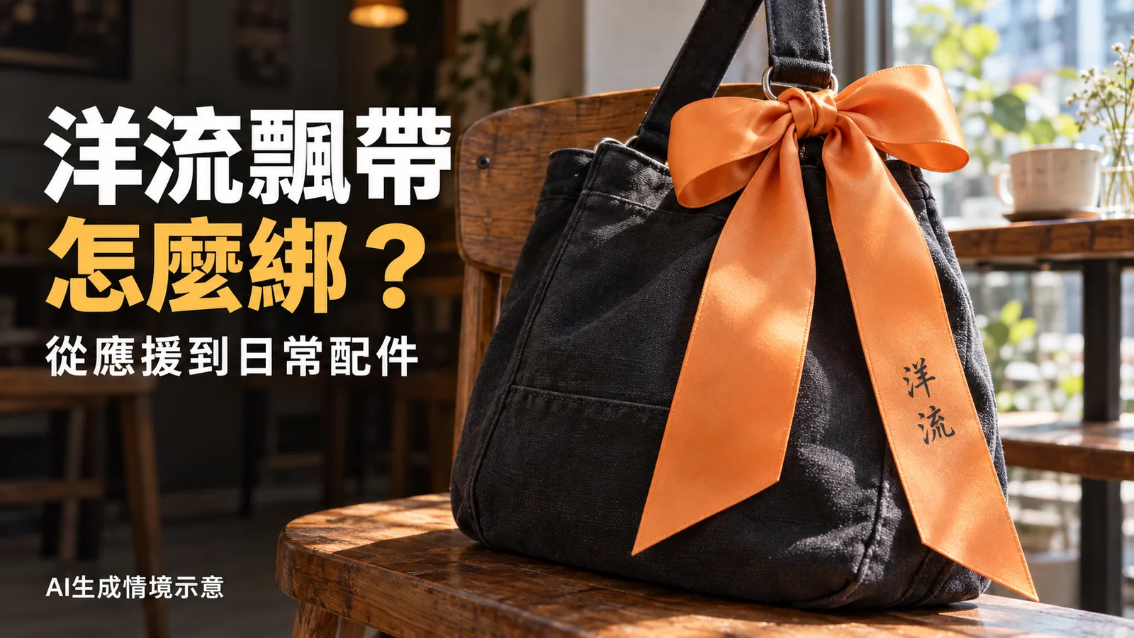洋流飄帶怎麼綁？從應援文化到蝴蝶結、包包掛飾教學