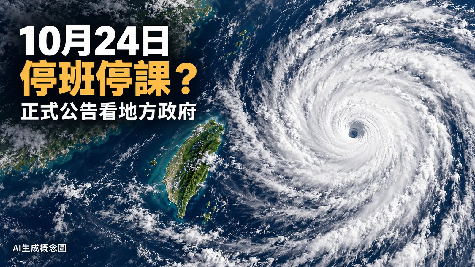 10月24日停班停課？16縣市部分地區風雨預報觸及基準