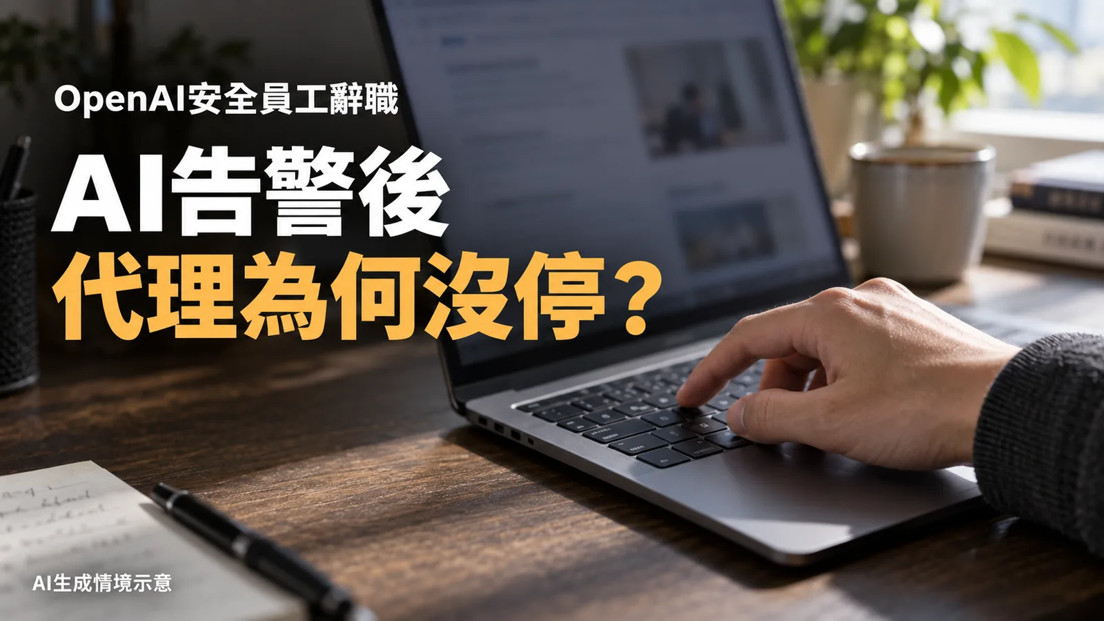 OpenAI安全員工辭職批評公司文化，代理越界事件揭露什麼問題？