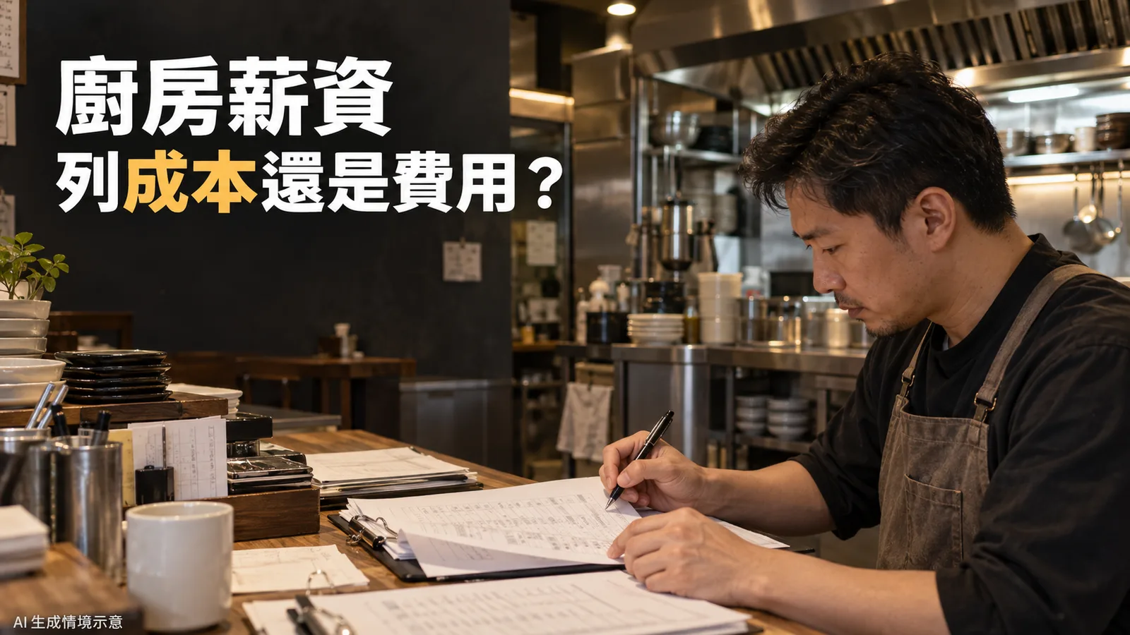 廚房薪資列成本還是費用？國稅局揭餐廳補稅100萬元案例