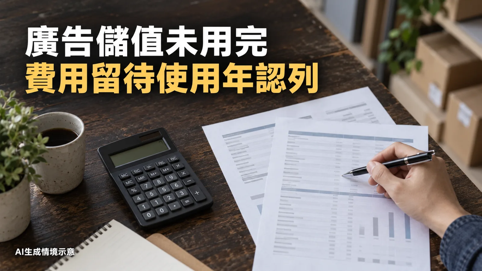 廣告儲值已拿發票，能全列費用？國稅局：未用餘額遞延認列
