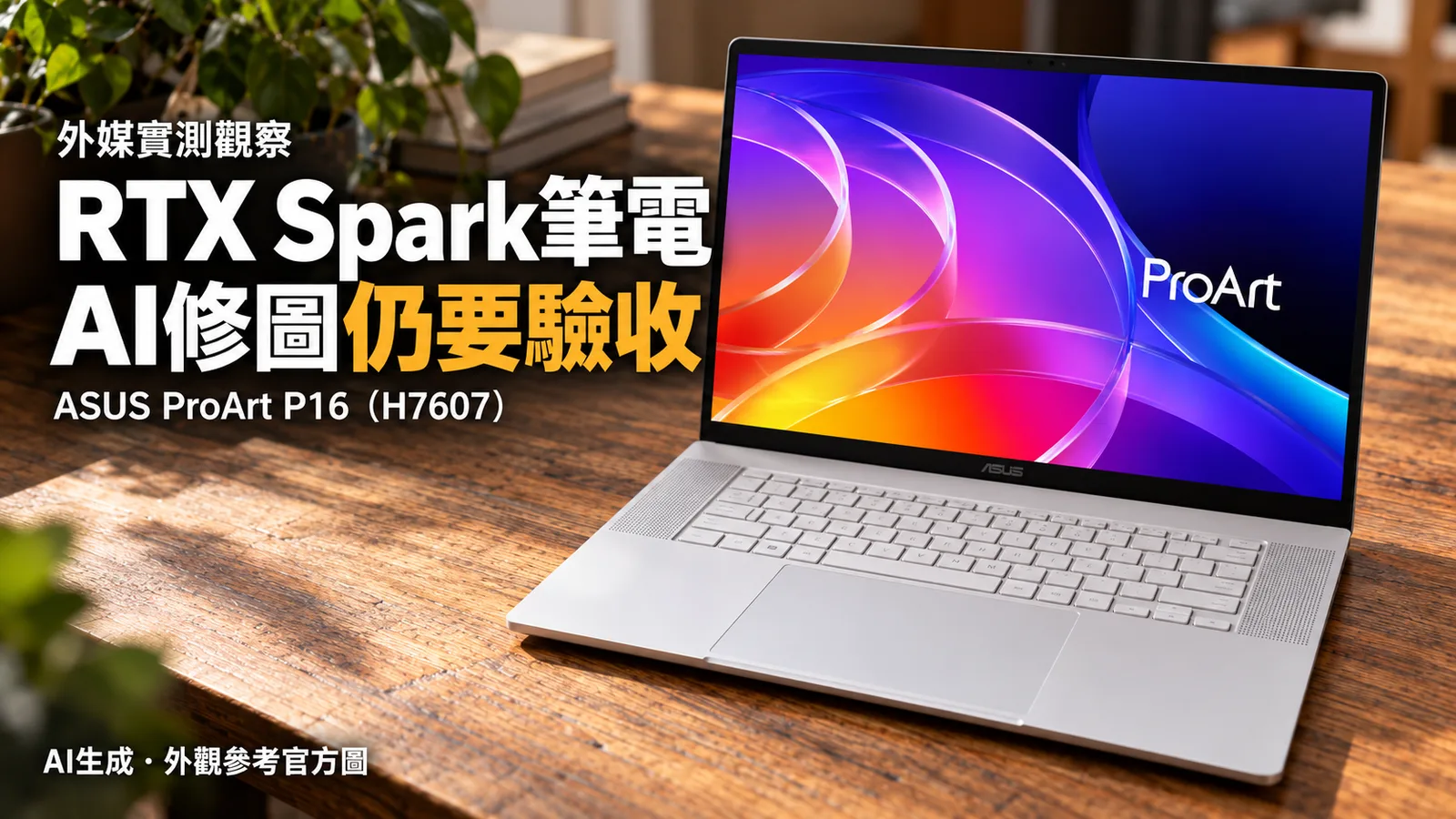 RTX Spark筆電外媒實測：AI修圖需重試，記憶體影響可用模型