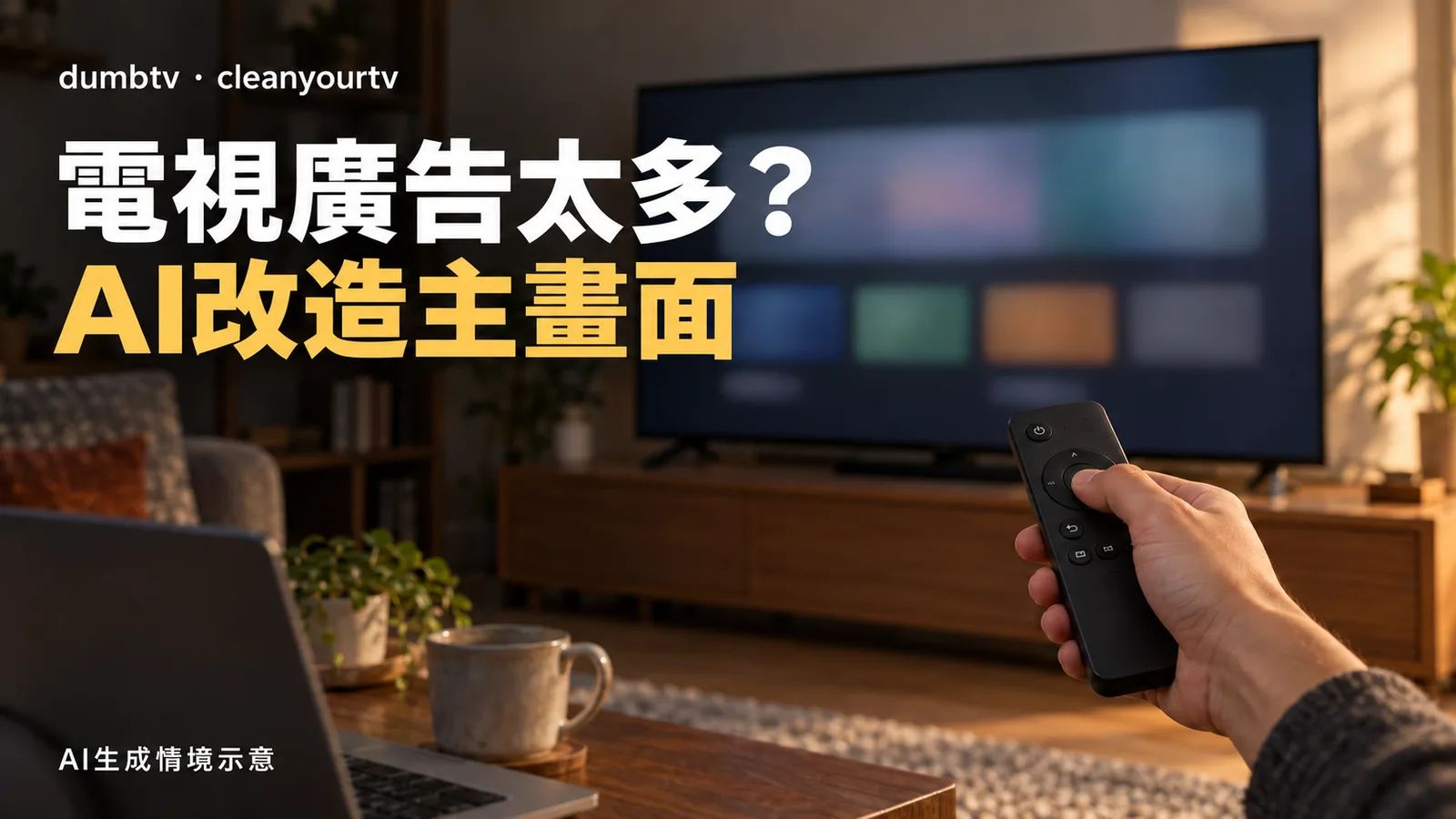 開發者用AI清理智慧電視，公開去廣告工具與復原限制