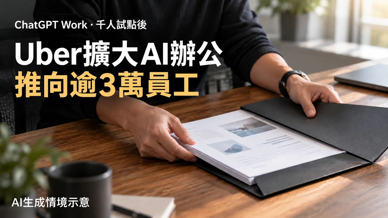 Uber將ChatGPT Work推向逾3萬員工，從千人試點擴大