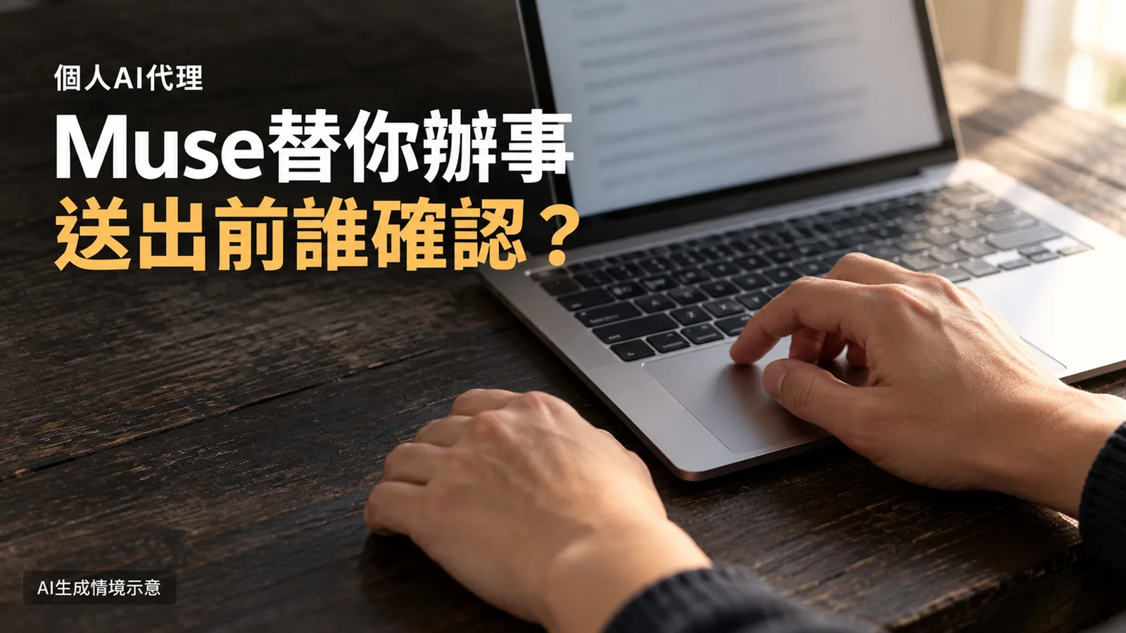Alexandr Wang談Muse，AI代辦寄信、購物前誰確認