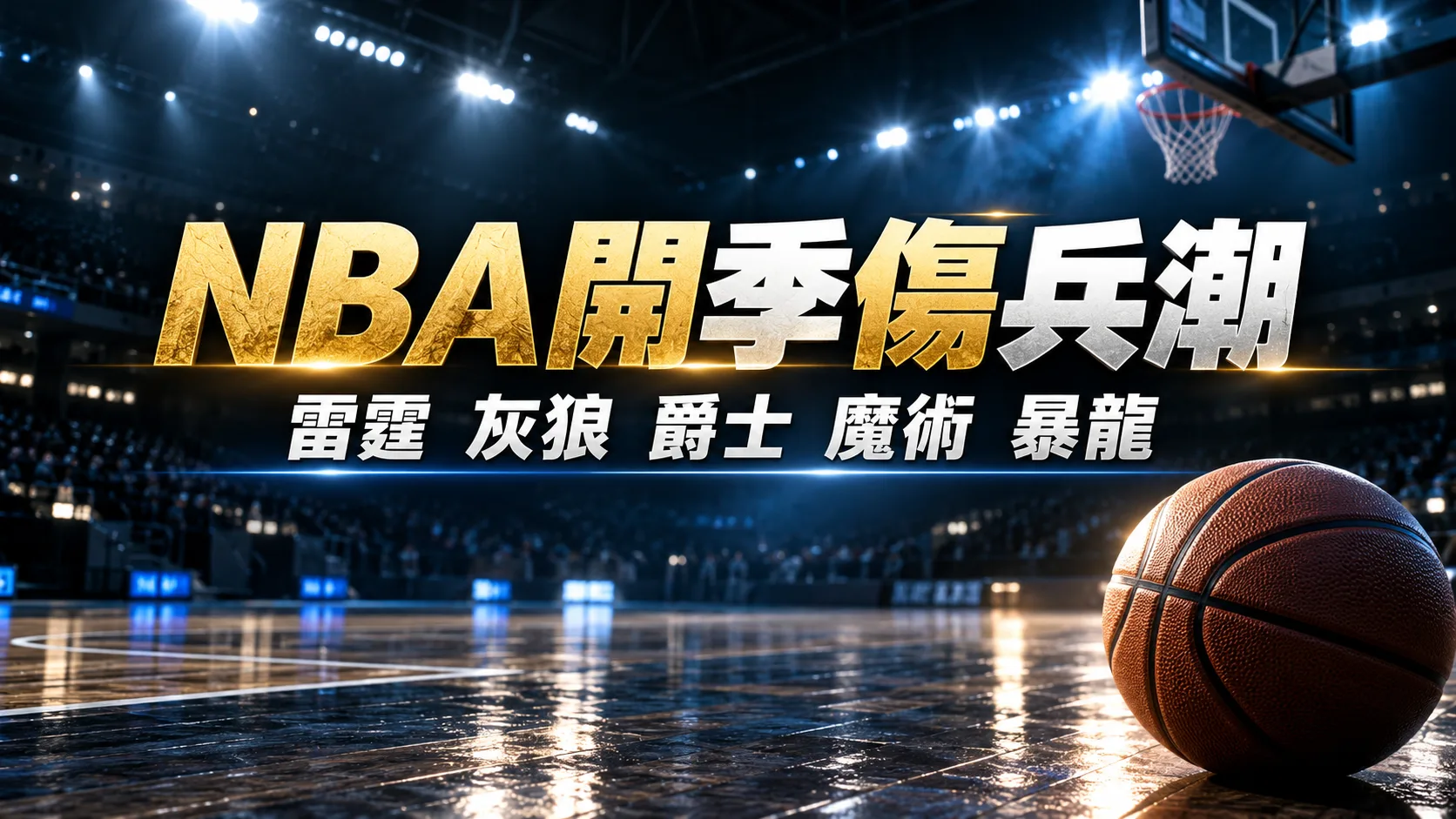 NBA開季傷兵潮》雷霆兩將待手術、灰狼愛德華茲恐缺陣　魔術爵士也受創