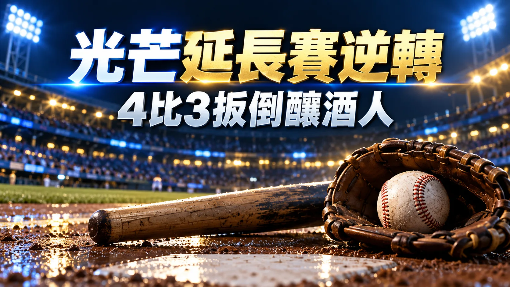 世界大賽第四戰》光芒12局下連追2分！4比3再見擊退釀酒人　威廉森一擊避免橫掃